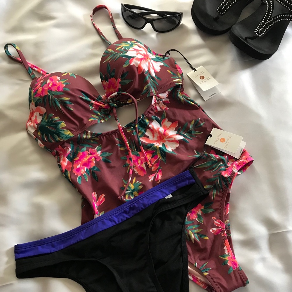 34B/S Shade & Shore by Target swimsuit bundle